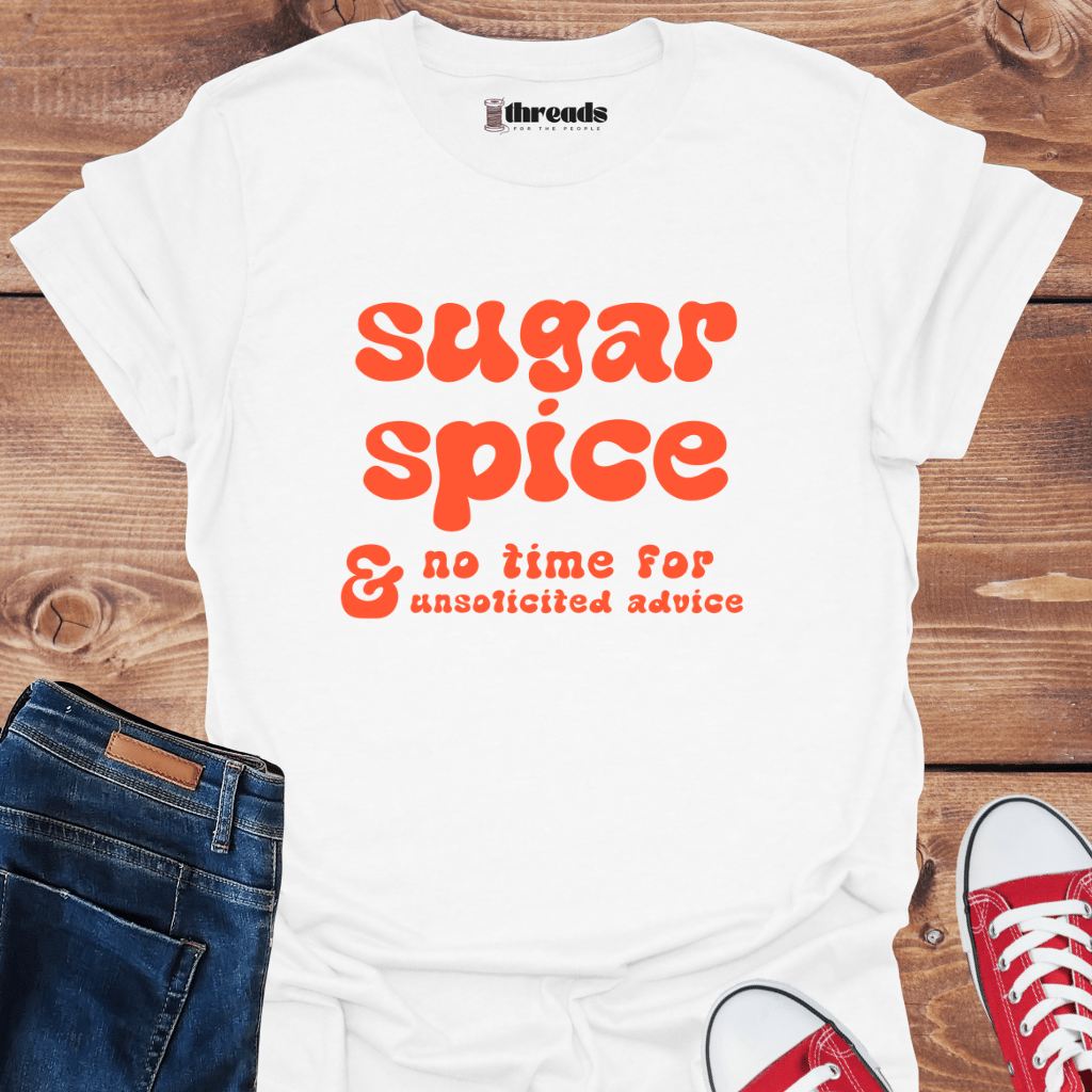 White / S Sugar Spice - Unisex T-Shirt 25074446792197136245